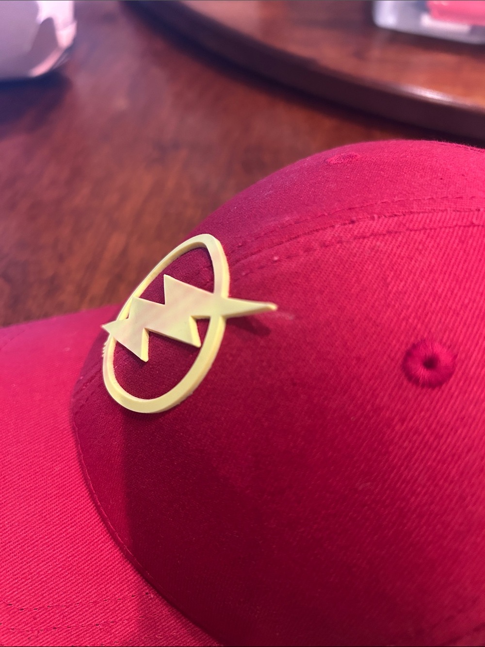 DC Comics Flash Adjustable Red Cap (Read) - Picture 7 of 7